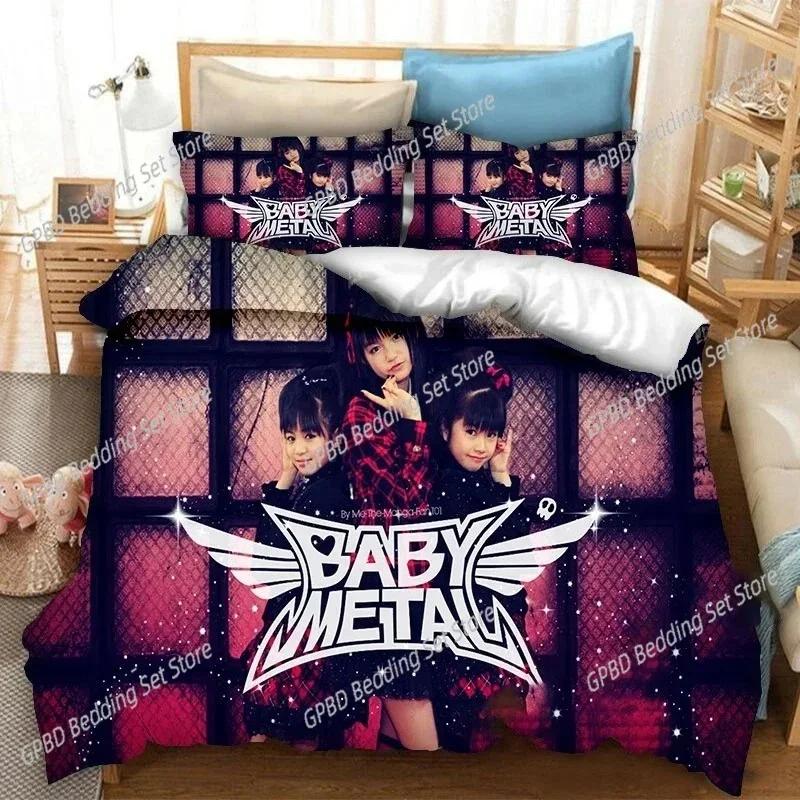 BABYMETAL Rock Band 3D NEW Duvet Cover Pillowcase Bedding Set Adult Boy Girl Bedroom Decoration Children Single Double Large