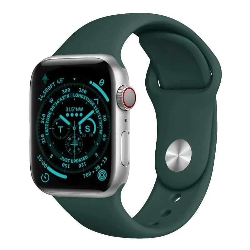 Silicone Sports Strap For Apple Watch Band 49mm 46mm 44mm 41mm 45mm 42mm Pride Edition Bracelet Correa iWatch Series 10 9 8 Ultra2 Band 40mm 38mm