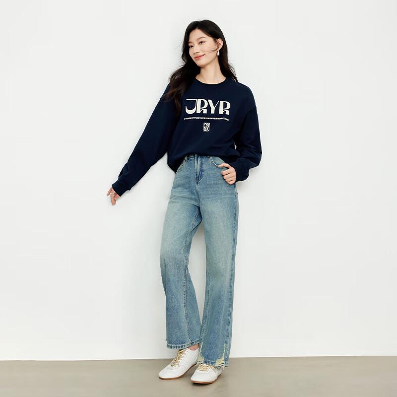 JOY SPEAKER 2025 Spring Korean Style Loose Casual Sweatshirt
