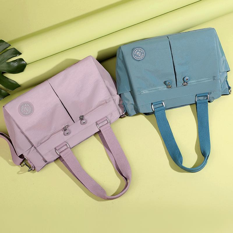 Geanta de umar dama Geanta din nailon cu mai multe compartimente Geanta mamei de mare capacitate