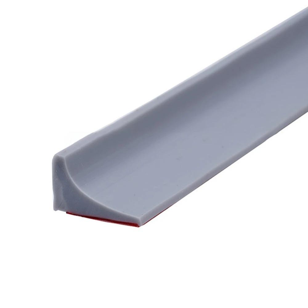 1pc 2m/78.74inch New Bathroom Water Stopper Dry Wet Separation Sealing Strips Self-adhesive Shower Splash Prevention Water Dam
