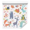Cute Forest Animals Wallpaper for Living Room and Bedroom 50x1000