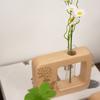 1PC Flower Arrangement Creative Floral Pattern Floral Art Wood Desktop Plastic Handmade Hydroponic Bottle DIY Home Decorations