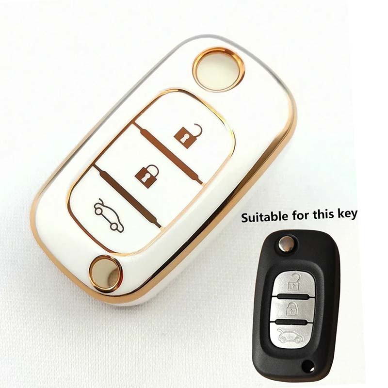 

Tpu Car Remote Key Case Cover Fob For Renault Megane 2 Fluence Clio For Mercedes For Lada Vesta Granta Xray Kalina Priora Sedan