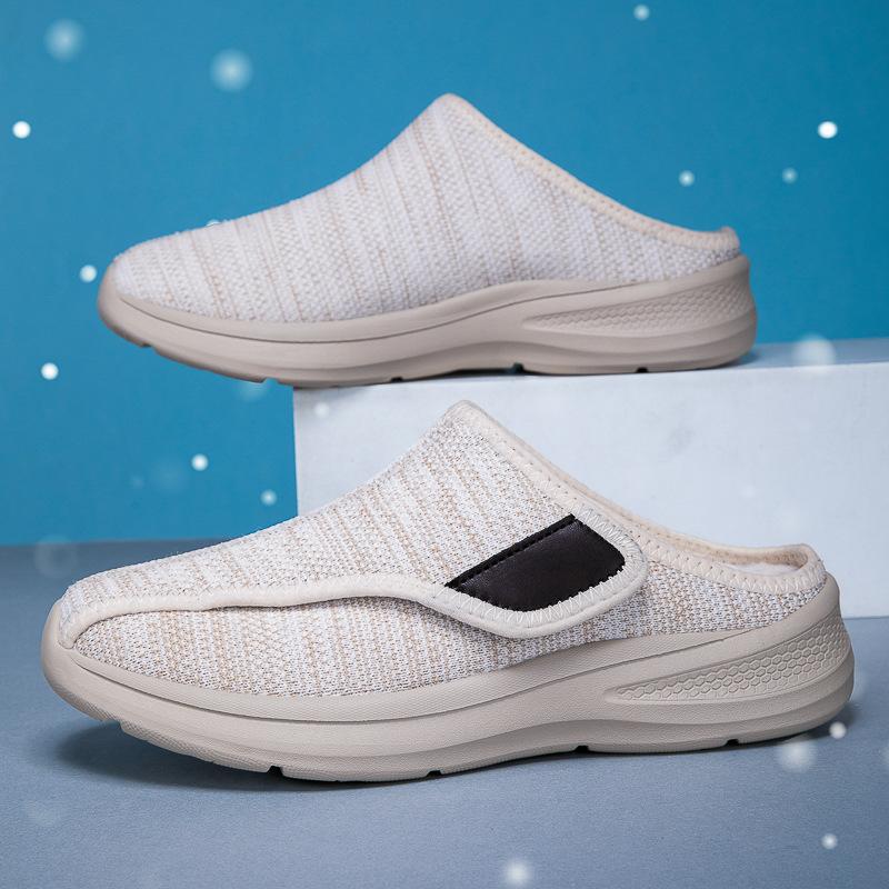 Spring and Autumn Fashion Lazy Shoes Walking Ladies Velcro Lightweight Fashion Casual Sneakers Daily Men and Women