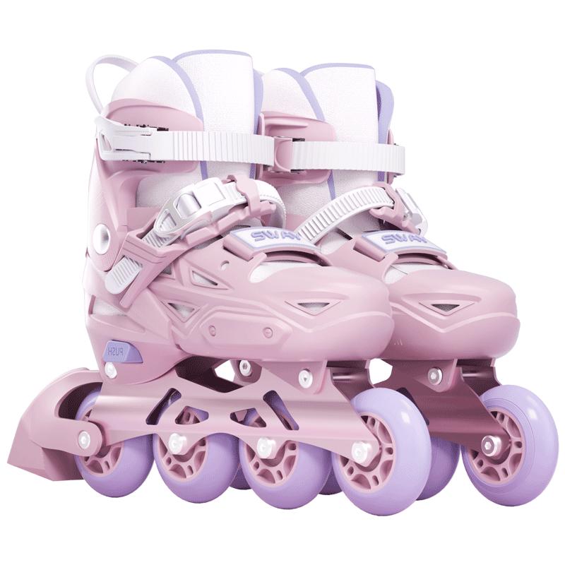 SWAY Kids Adjustable Inline Skates with Protective Gear Set