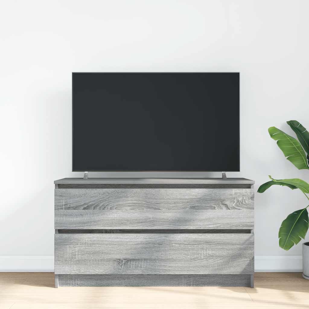 TV Cabinet Gray Sonoma 100 x 35 x 54 cm Engineered Wood