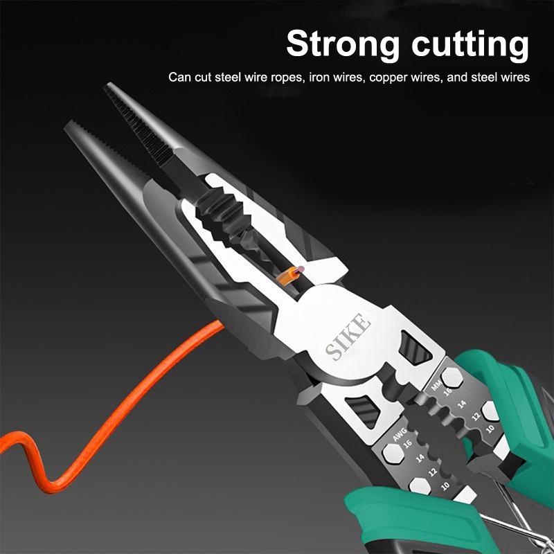 Multifunctional Universal Wire Cutter Needle Nose Plier Heavy Duty Stripping Pliers Electrician Wire Pliers Hardware Tools