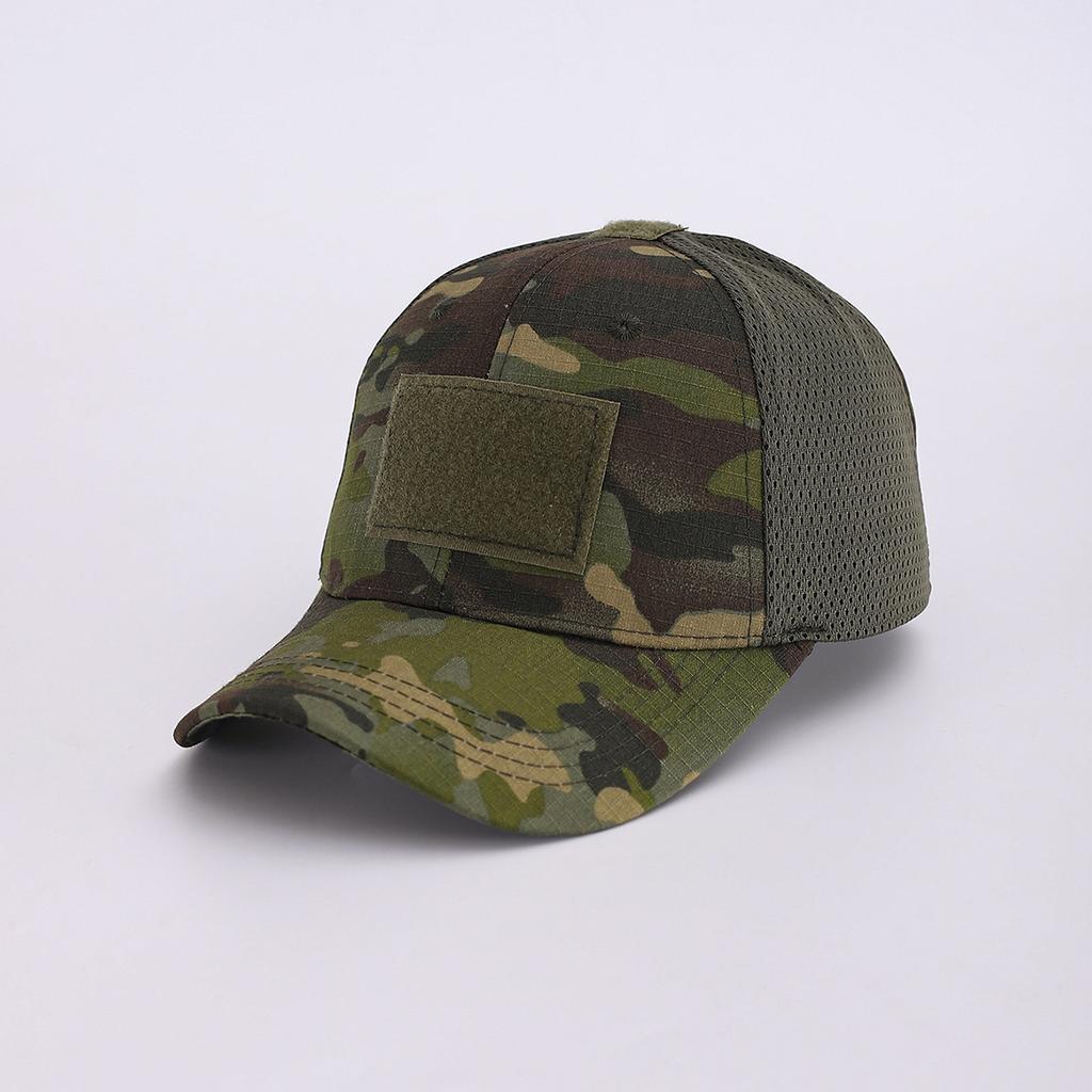Military Fans Outdoor High-Quality Python Velcro Baseball Cap Men'S Tactical Camouflage Hat Sports Mesh Cap