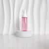 60ml Red Translucent Mousse Dispenser: Cosmetic Brush Foam Bottle for Face Wash and Travel Use