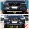 Car Front Bumper Lip Lower Grille Strip Decoration Cover Trim Stainless Steel Exterior Accessories For Volvo XC60 2018 -