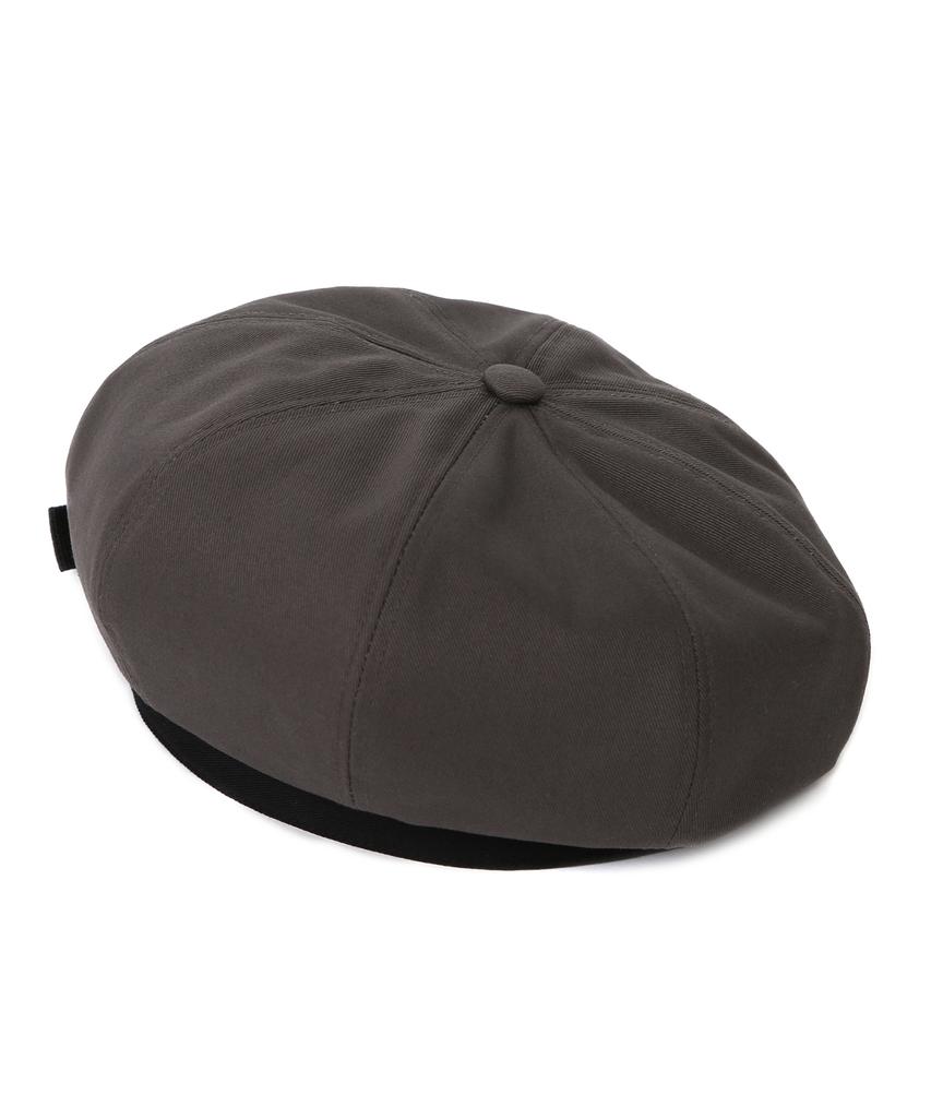 Eondeokeonteulol Cotton Adjustable Beret Beret / Web Strap / Gray