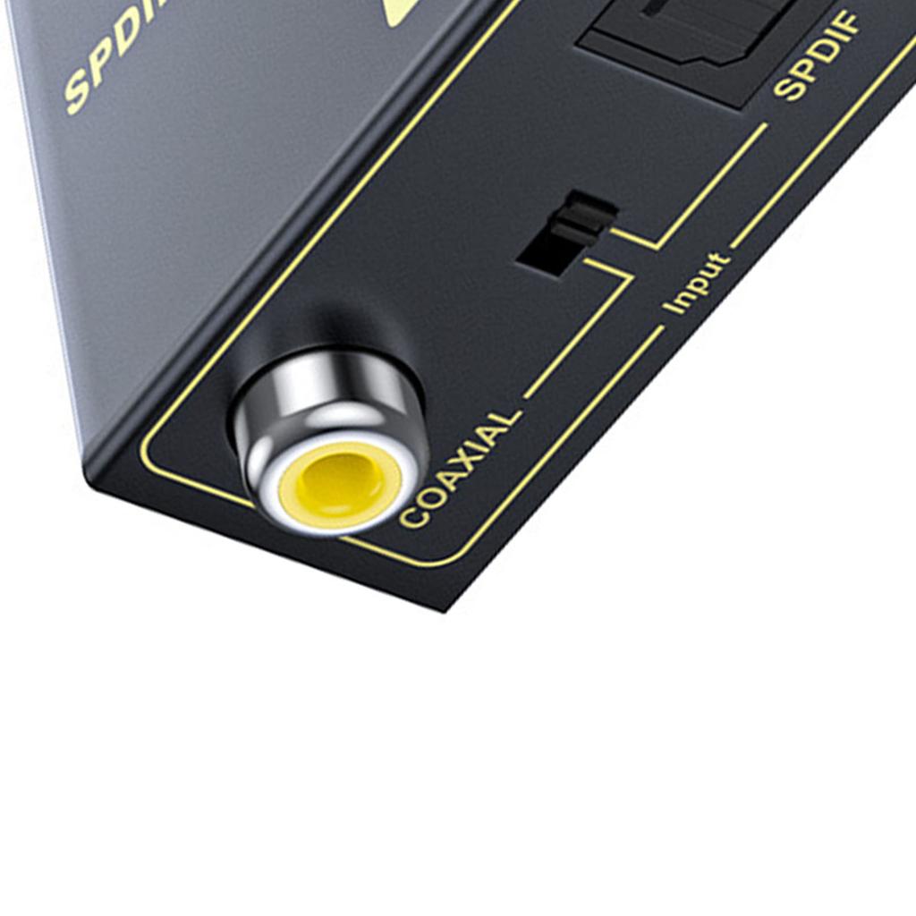 Coaxial to Optical Sound Converter Multifunction Metal Shell SPDIF Optical to Coaxial Digital Sound