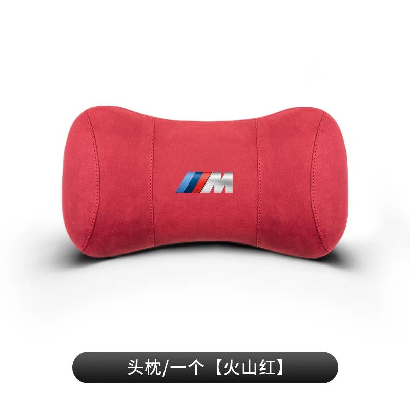 BBYX8 New 2025 For BMW Headrest Waist Support New 3 Series 5 Series x1x2x3x5x6GT Neck Pillow Pillow Automotive Interior Decoration Pro