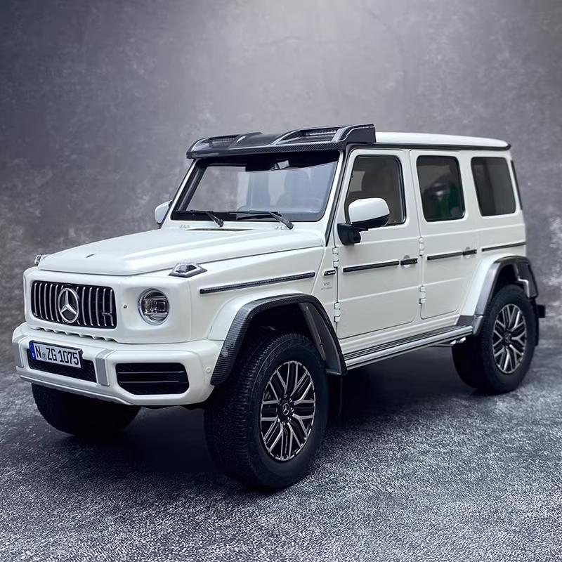 

2023 Mercedes-Benz G63 Amg 4×4 Big g g Series Simulation Alloy Car Model with Fully Openable Doors Nzg 1:18 Die-Cast Metal Scale Model Adult Toy белый
