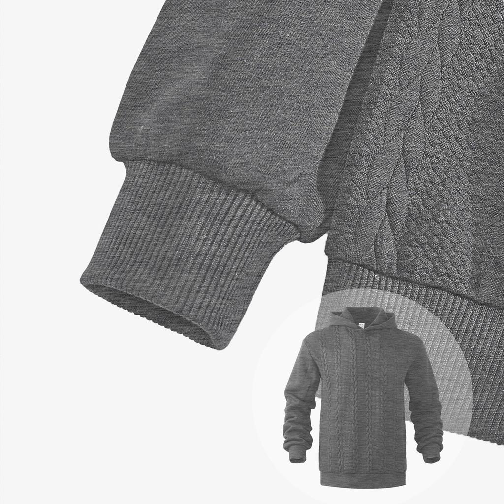 Men's Hoodie Color Casual Fashion Long Sleeve Pullover Sweatshirt