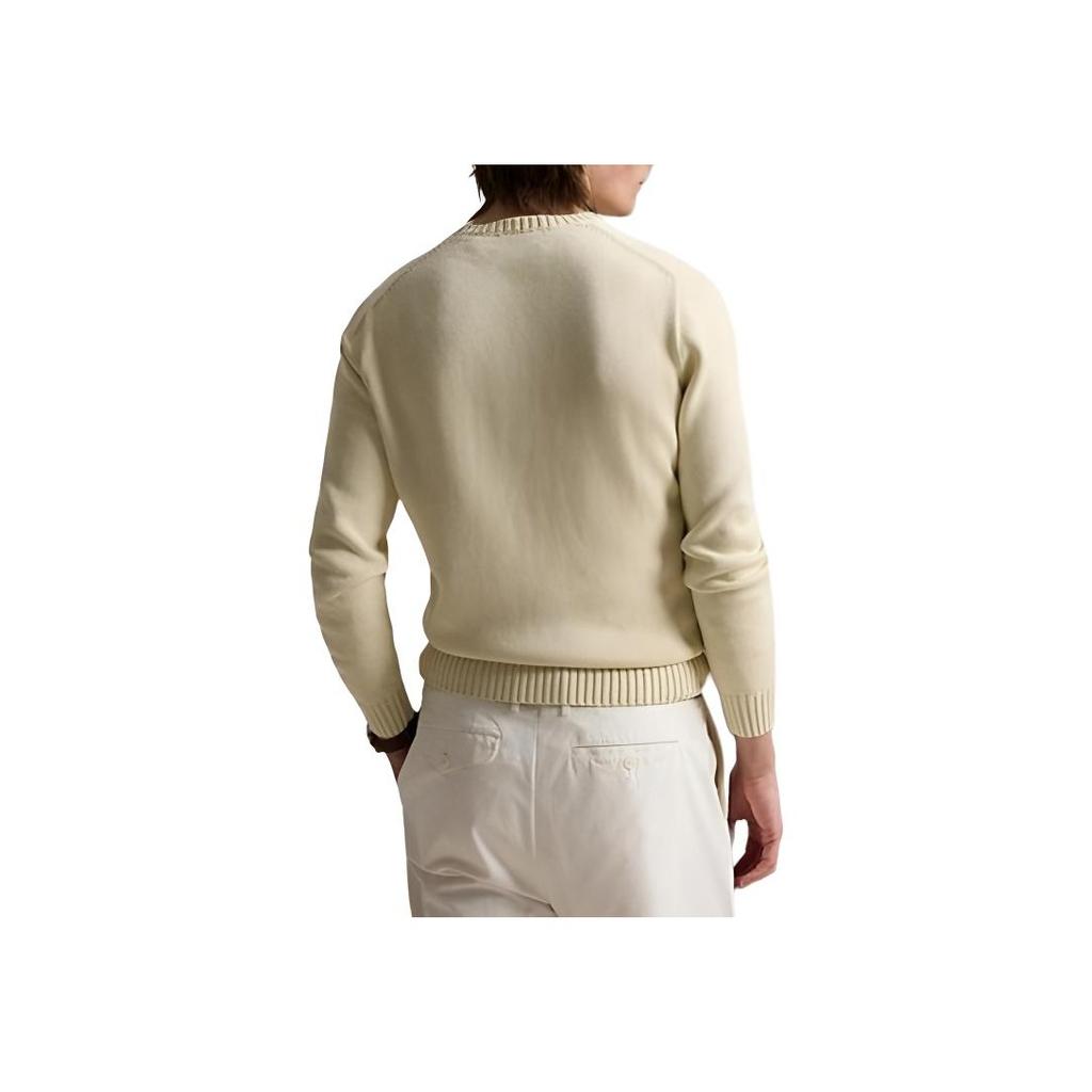 Polo Ralph Lauren Solid Logo Crew Neck Knit Sweater Men Sweater MNPOSWE16822194-101