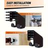Heavy Duty Iron Chainsaw Hanger Wall Mount Hook Garage Organizer For Power Tool Garden Tool Holder Workshop Shed Storage Bracket