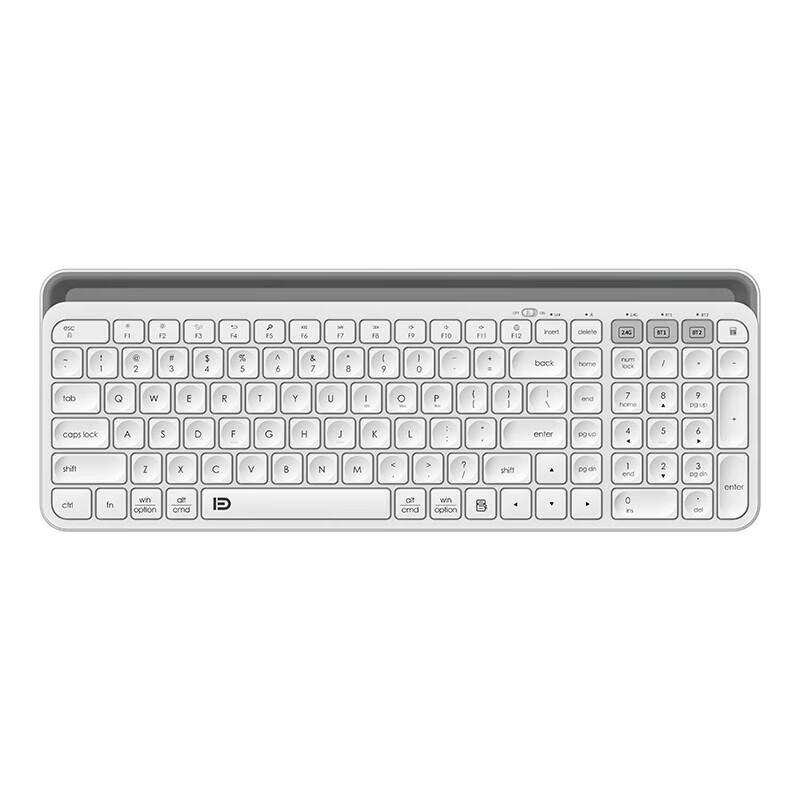 

Fude K912T Portable Tri-Mode Wireless Bluetooth Keyboard
