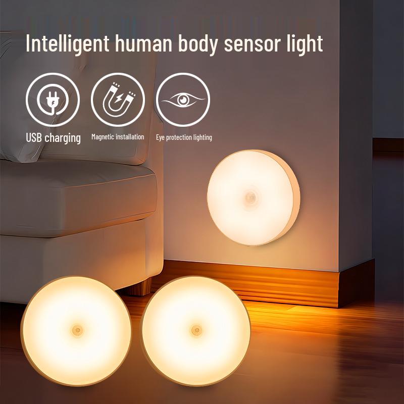 Smart Motion-Sensor LED Night Light for Home & Dorm