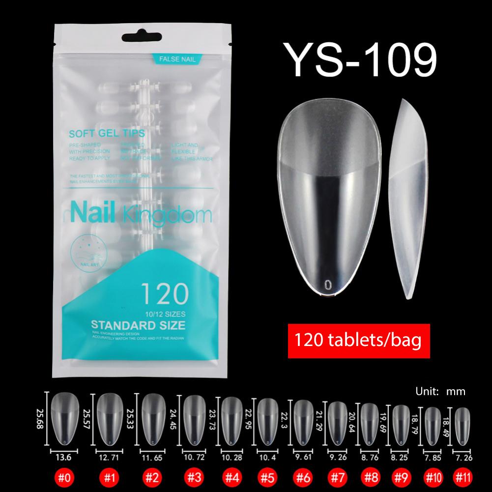 

Прозрачный не оставляющий следов матовый носимый полный ноготь накладной маникюр с искусственными ногтями