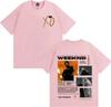 The Weeknd 100% Baumwolle Unisex Oversize Shirt After Hours Album Grafiken Sommer Damen Y2k Hip Hop Rundhals Rock Streetwear T-Shirt