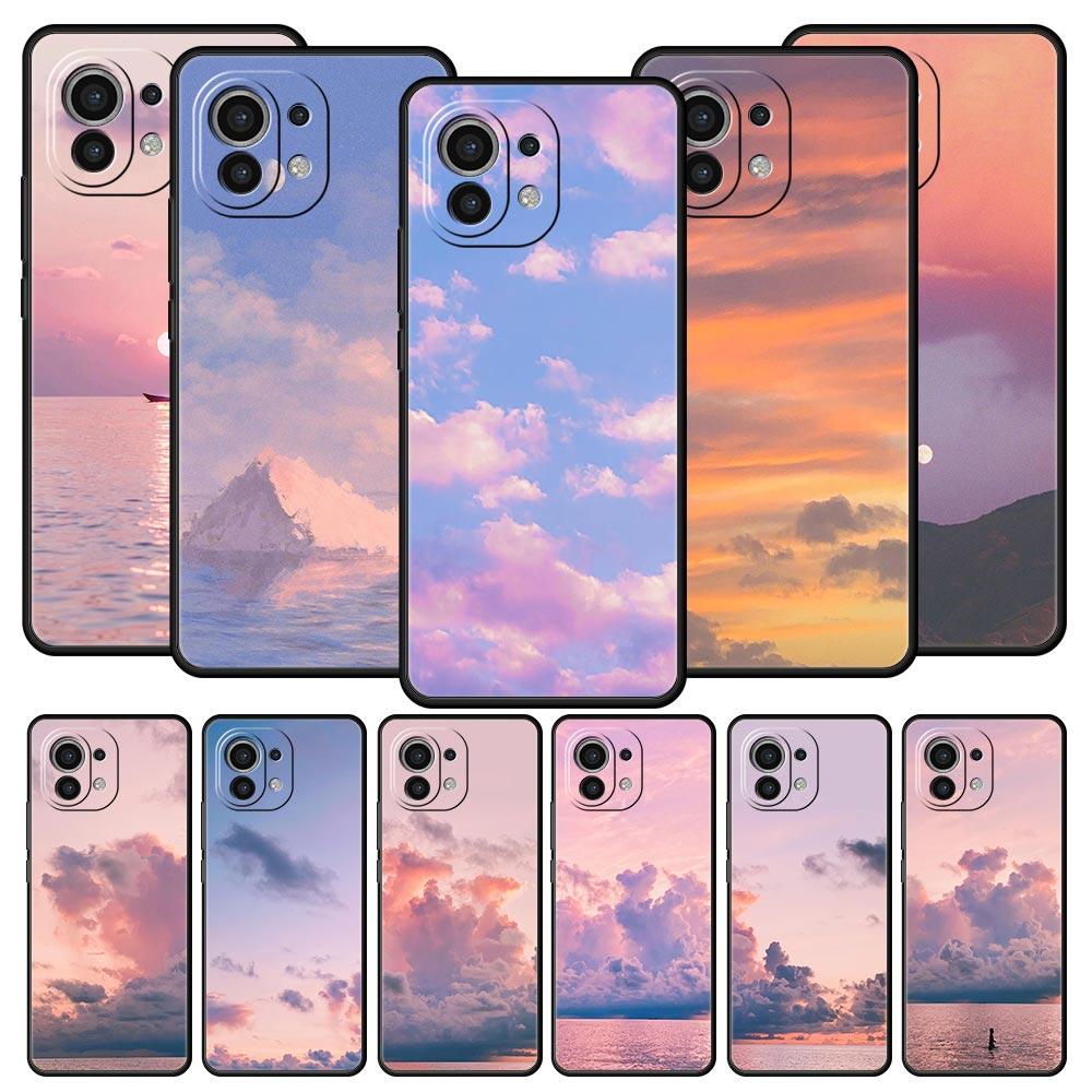 Cloud Summer Sunset Glow Phone Case For Xiaomi Mi 17 15T 15 14 14T 13T 12T Pro 12 13 Lite 5G 11T Poco X6 X7 X5 Pro Soft Cover