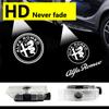 HD For Alfa Romeo 159 Giulietta Stelvio Giulia Mito Brera Accessories Car Led Door Courtesy Logo Projector Lamp Welcome Lights zl7