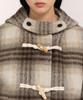 MUSINSA STANDARD WOMAN Women'S Alpaca Blend Check Short Duffle Coat [Mustard]