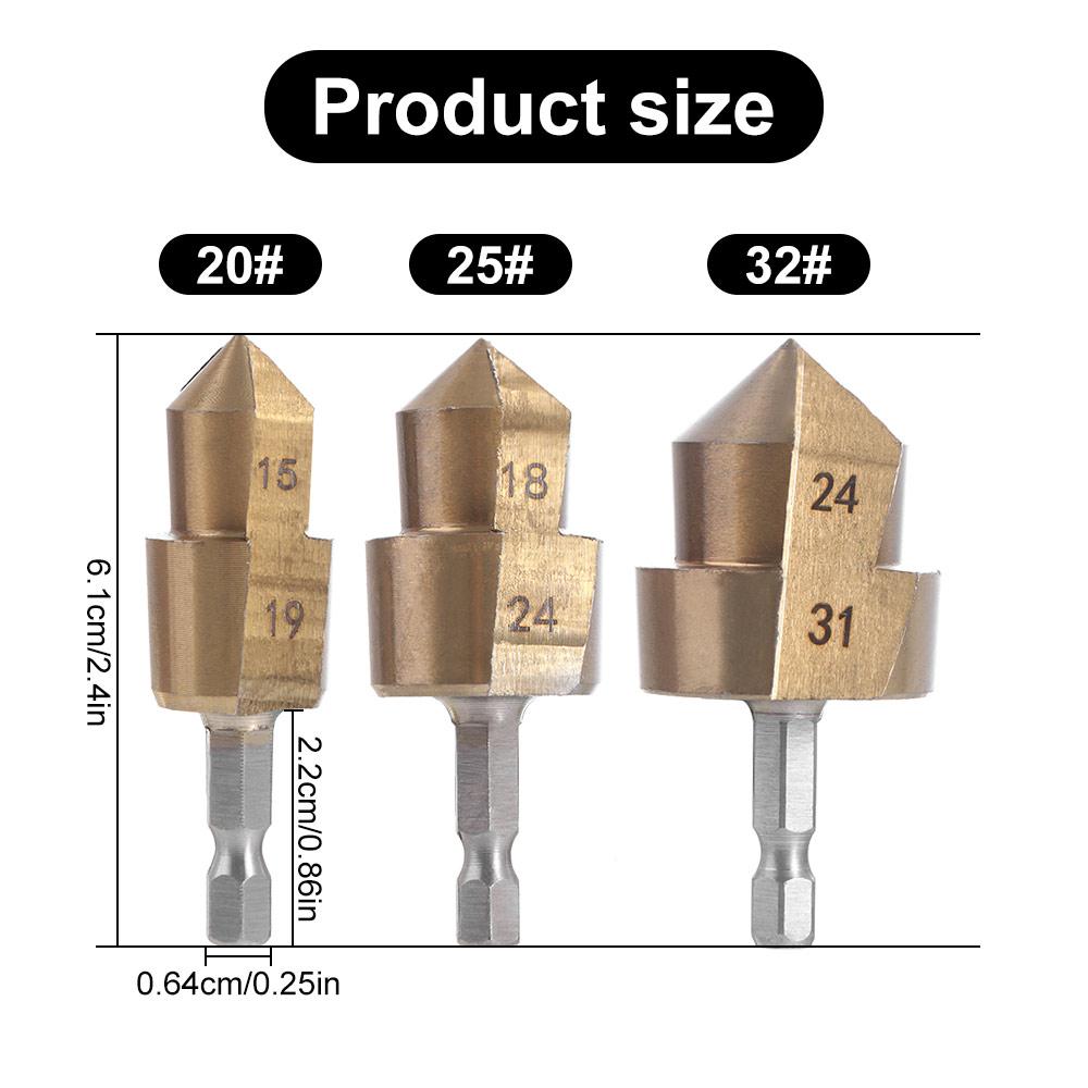 Hole Opening Water Pipe Fitting Reamer Punching Conduit Reamer  Water and Electricity Maintenance