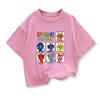 Summer Kids Game Incredibox Tshirt Cute Sprunki Cartoon Tops Baby Girls Spring O-Neck TeeChildren Short Sleeve Shirt Clothes