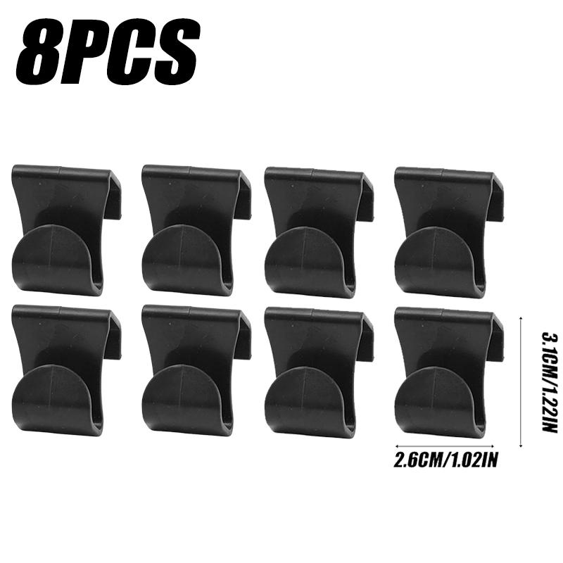 Safe Car Passenger Hook ABS Car Co-pilot Glove Box Hook Multi-Function Hidden Mini Storage Clips Seat Storage Organizer