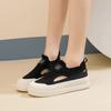 Canvas Shoes Women's Summer Hollow Fisherman Shoes One Pedal Lazy Pregnant Women Versatile Black Big Head Board Shoes Sports Trend
