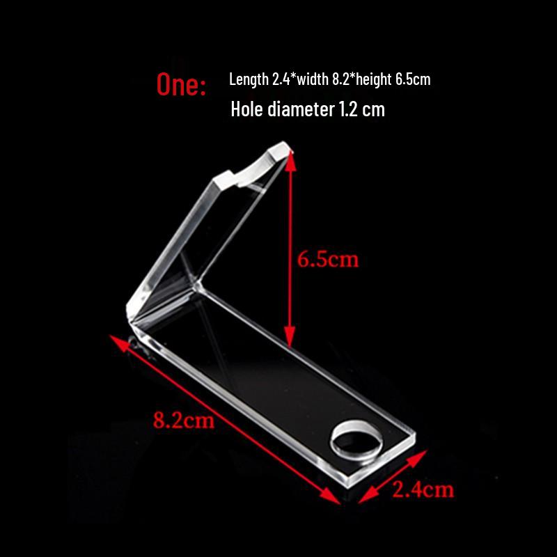 Clear Acrylic Pen and Pencil Display Stand with Customization Options