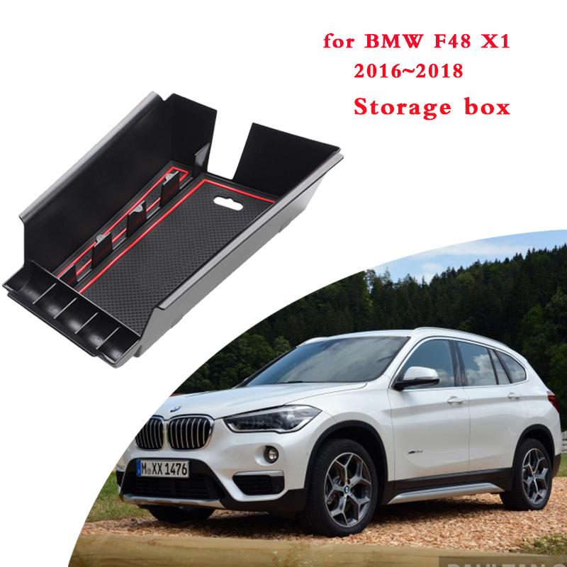

for BMW F48 X1 2016 2017 2018 Central Armrest Box Storage Stowing Tidying Car Organizer Car Premium Custom Styling