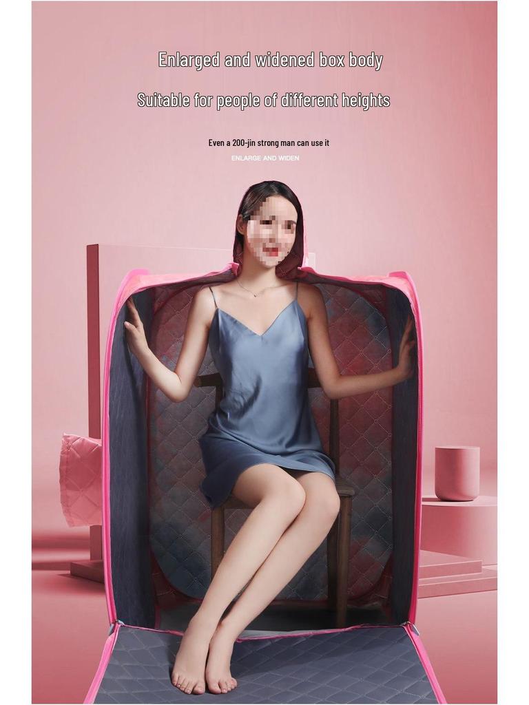New Foldable Home Sauna: Full Body Sweat Steam Box for Postpartum Recovery