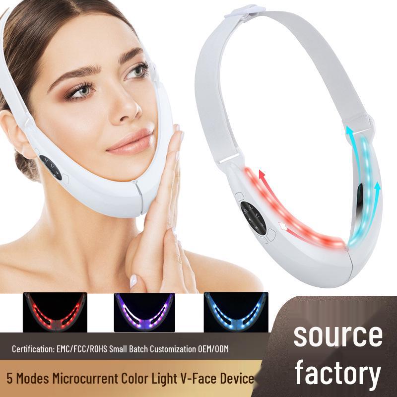 

Color Light EMS Face Lifting and Tightening Massager