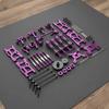 1:12 1:14 RC Car Metal Upgrade Kit Modification Parts Set with Front and Rear Swing Arms Steering