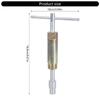 Efficient Ferrule Puller Plumbing Tool for 1/2Inch Compression Fittings, Easily Removes Sleeves Without Pipe Damage