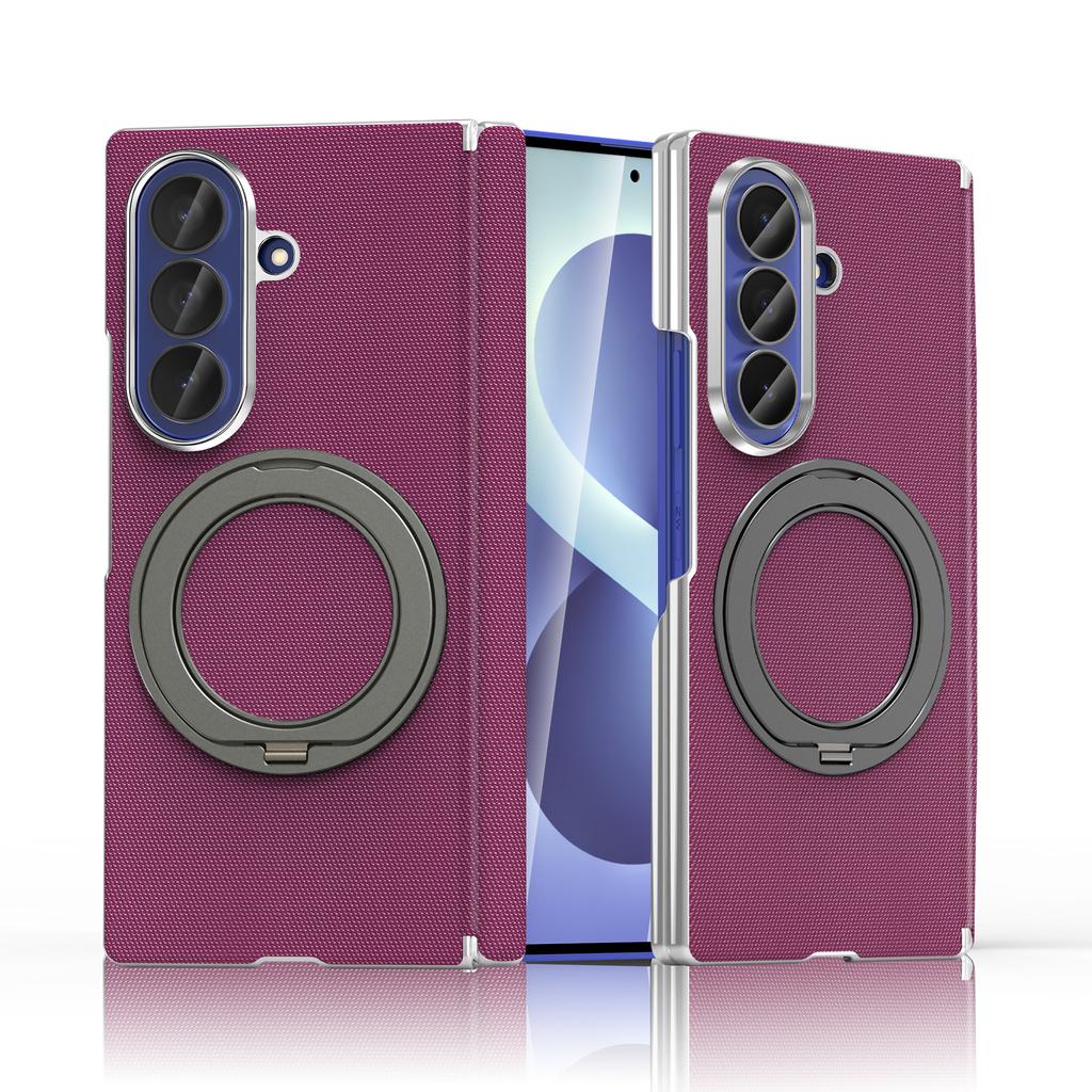 Applicable to Samsung ZFold1ultra folding screen mobile phone case magnetic rotating bracket zfold1/1 central axis protection