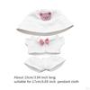 4 Pieces Mini 6 Inch Doll Clothes Cute Suit Set Pants Outifits