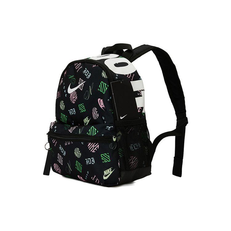 Nike Sports Logo All Over Print Cotton Mini Backpack Women Backpacks Black DA5848-010