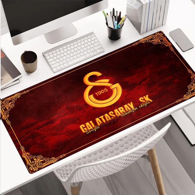 Galatasaray Fußballverein Mauspads, Gummiunterseite, Mauspads für Gamer und Bürogebrauch, Gaming-Schreibtisch, Leicht zu reinigende Matte Weihnachts-Fan-Geschenke