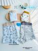 Children's Summer Cotton Boxer Briefs (Class A) for Boys Aged 9-12 - No Pinch Design.