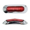 10PCS Amber 12-24V Car Side Mark Lamp for Lorry Truck Bus Trailer Warning Clearance Light Universal 4LED Truck Turn Signal Light