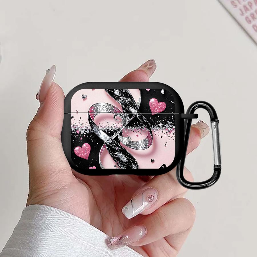 Case For Airpods Pro 4 Pro3 1 2 Pro2 3 Earphone Cases Cover Pink Butterfly