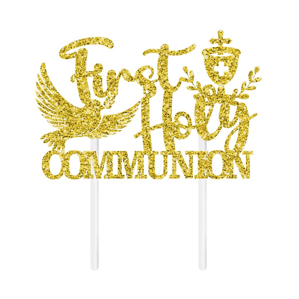 First Communion Bathing Baptism Baby Birthday Party Arrangement Gold Dust Cake Plugin Customization