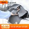 BXC1 Car Sticker Suede Motorcycle Wash Towel Microfiber Cleaning Rag Cloth For F12 F13 G11 G12 G08 E89 E86 F26 F16 F40 G30 F10 F2