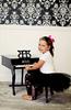 Black Baby Piano and Bench3005B Schoenhut30-Key "Fancy Grand"