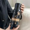 Double Layer Gardenia Thermo Bottle 316 Stainless Steel Portable Water Bottle  Coffee Drinking